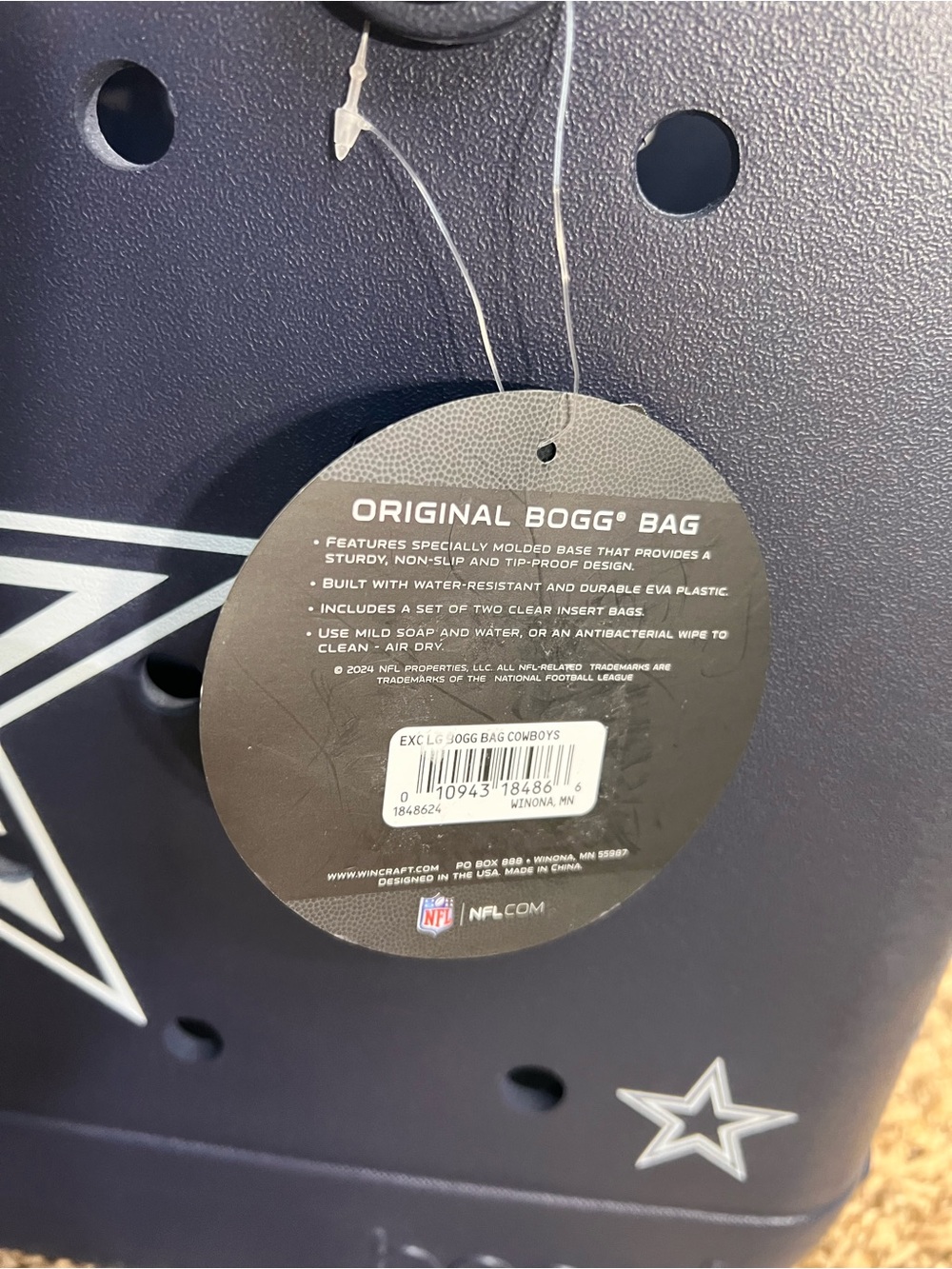 BOGG BAG Navy Blue Star Tote - Picture 4 of 6